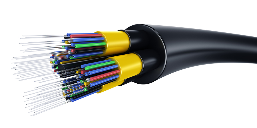 Internet Connection Optic fiber cable